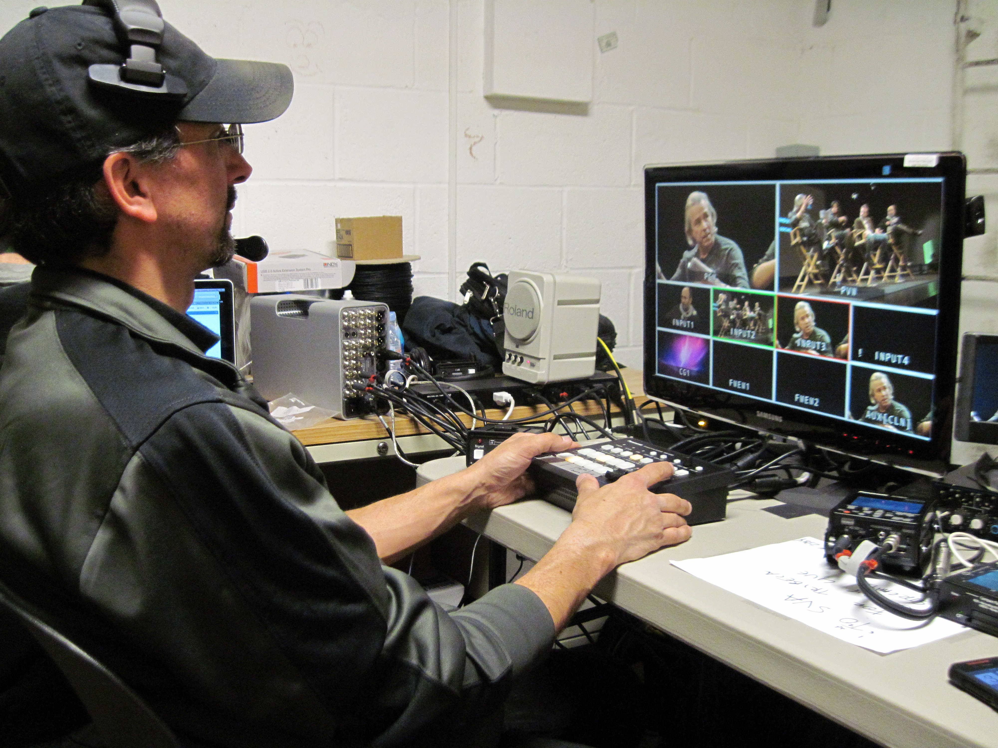 multi camera production Tribeca mobile control room
